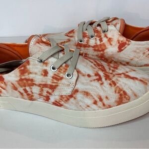 🆕 Men’s Sun & Stone Red Tie Dye Sneakers size 9 🆕